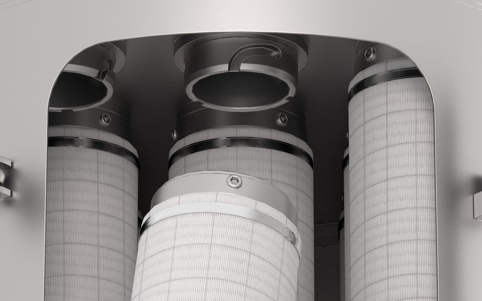 Befestigungsstutzens mit Bajonett-Verschluss